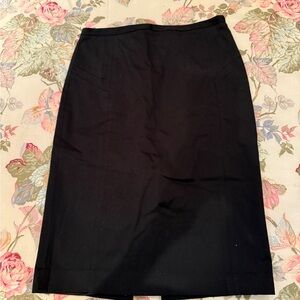 Express Elegant Black Pencil Skirt